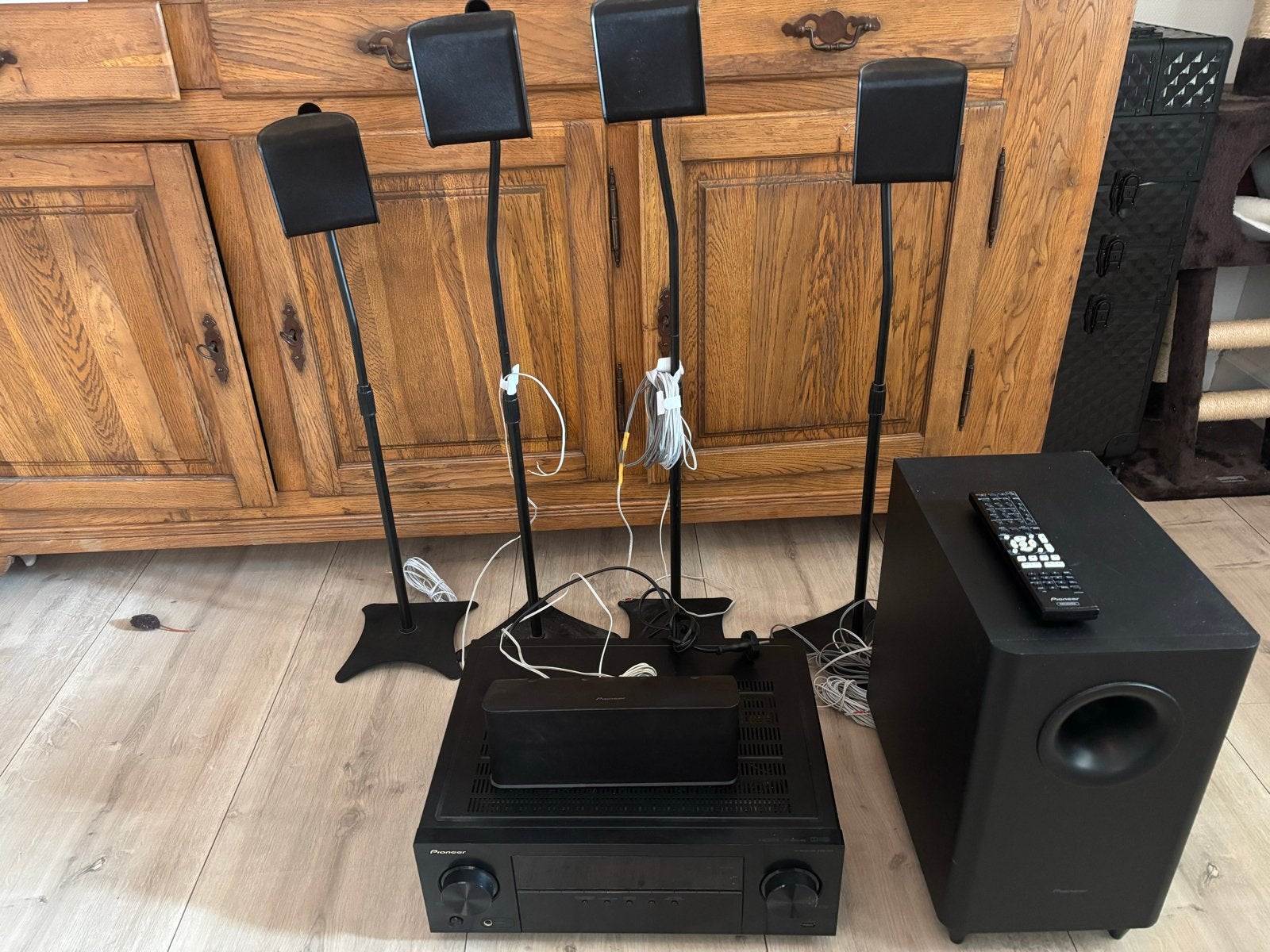 Pioneer VSX-324 Home Cinema Receiver, Ophalen, 70 watt of meer, Pioneer, 5.1-systeem