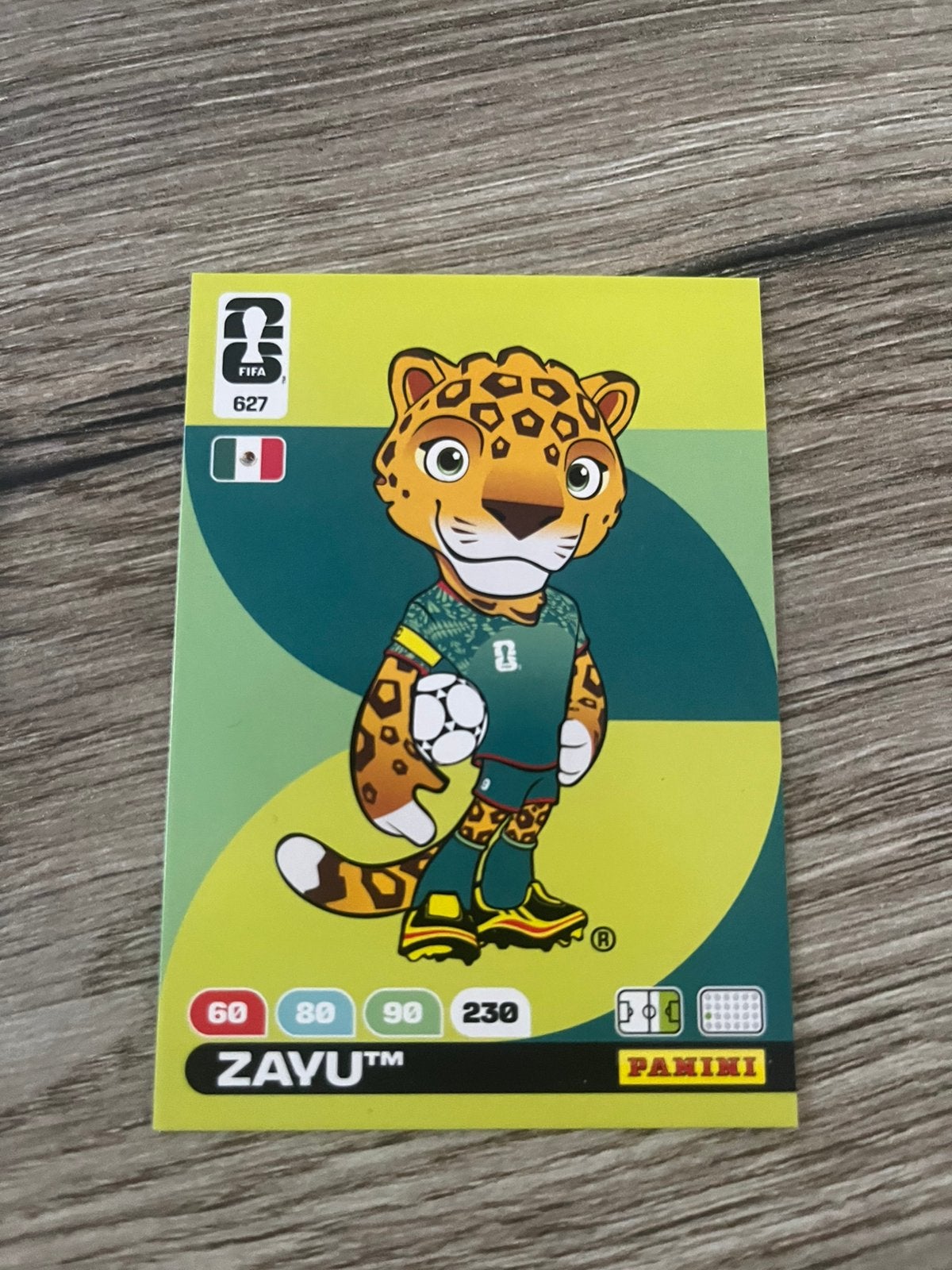 Panini Fifa world cup kaart Zayu nr 627, Ophalen of Verzenden, Nieuw, Plaatje