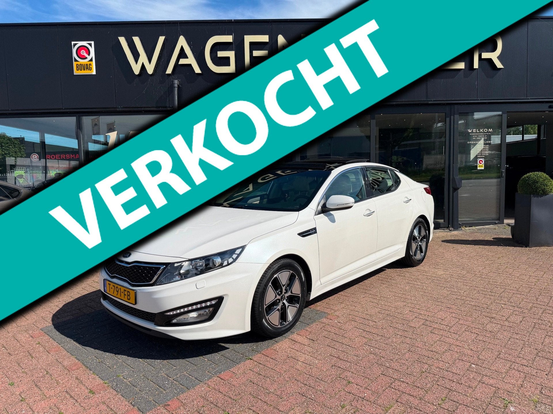 Kia Optima 2.0 CVVT Hybrid Super Pack, Auto's, Euro 5, Gebruikt, 150 pk, Optima