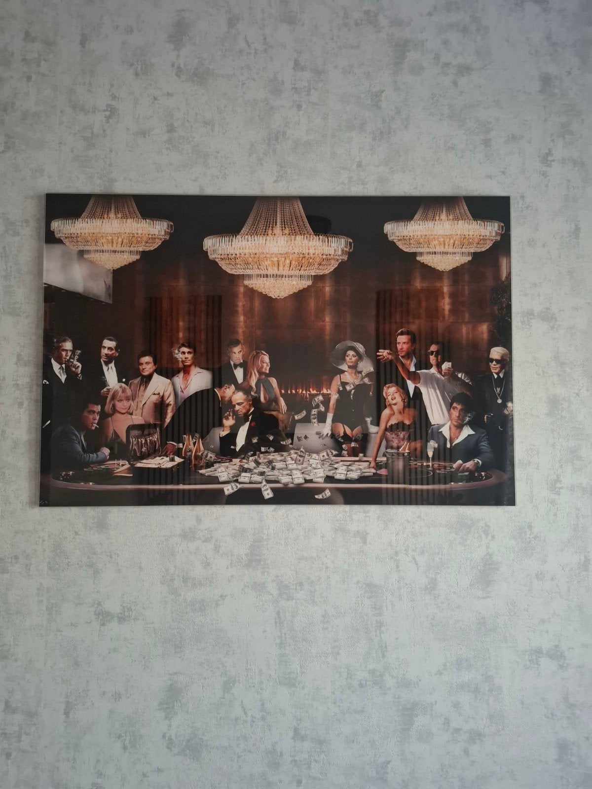 The Starlife - Glas - 60 x 90 cm - Wallfield - Film Iconen, Ophalen, 50 – 75, 75 tot 100 cm, Print