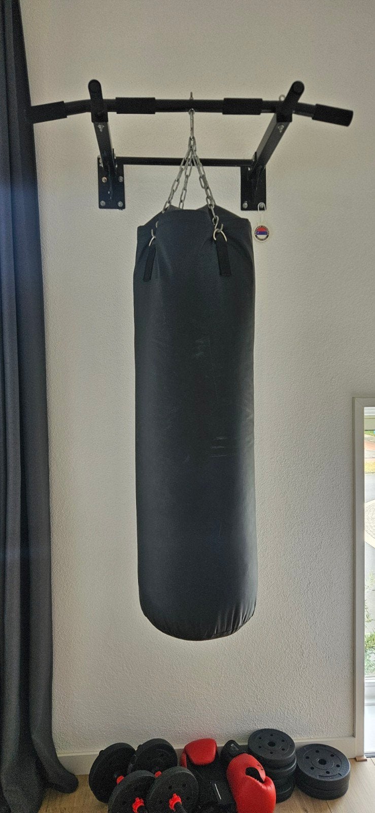 Classic Bokszak zwart 120cm goede staat, Sport en Fitness, Ophalen, Zo goed als nieuw, Bokszak