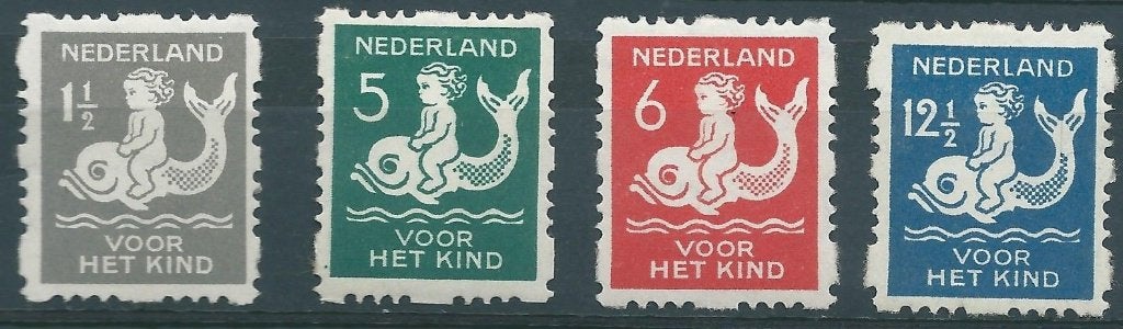 Nederland Roltanding 82-85 Postfris (01), Postzegels en Munten, Postzegels | Nederland, Verzenden, T/m 1940, Postfris