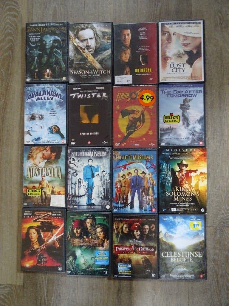 27 DVD Actie en sf films, Vanaf 16 jaar, Ophalen of Verzenden, Zo goed als nieuw