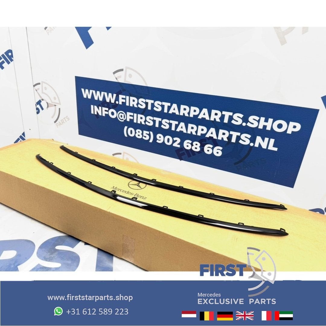 A1778850006 BUMPER LIJST SIERLIJST LIP ZWART FACELIFT W177 A, Gebruikt, Carrosserie en Plaatwerk, -, Ophalen of Verzenden
