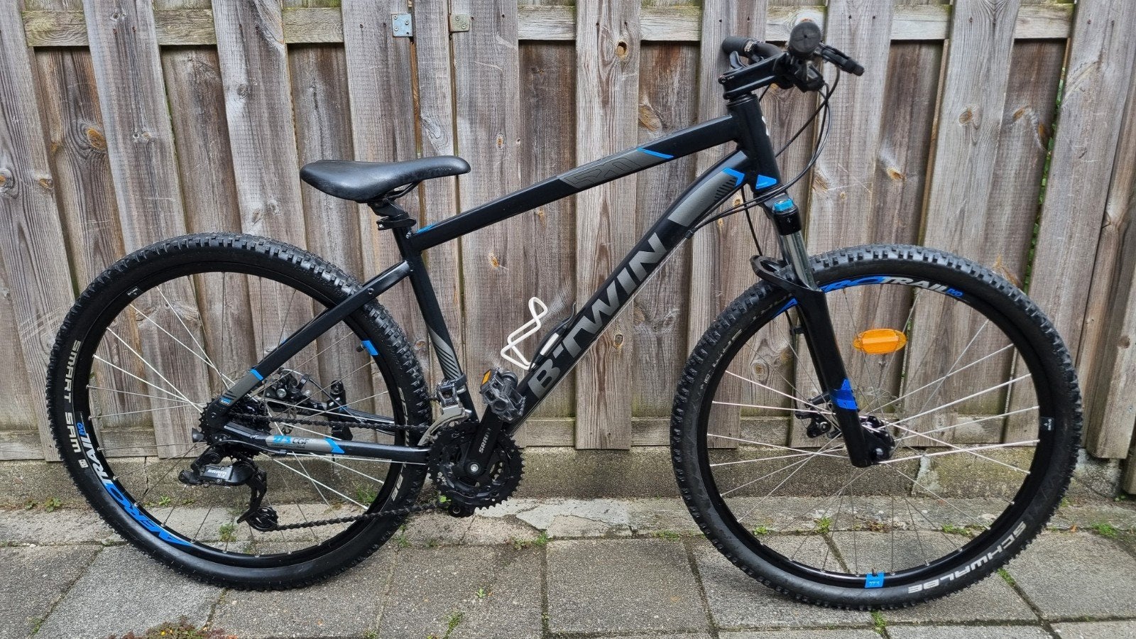 Stoere Kinder Mountainbike Rockrider met Schijfremmen 27.5", Fietsen en Brommers, Fietsen | Jongens, Gebruikt, Versnellingen, Btwin Rockrider