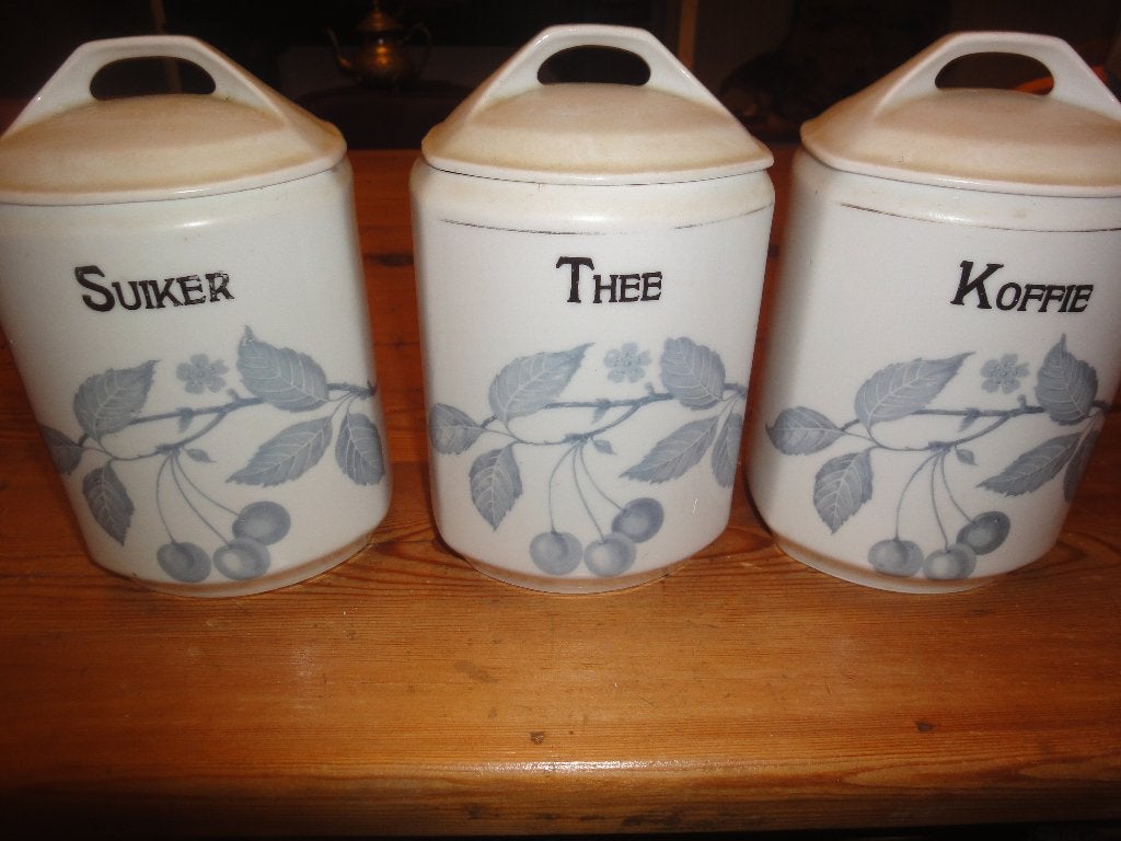 Koffie/Thee/Suikerpotten, Ophalen of Verzenden