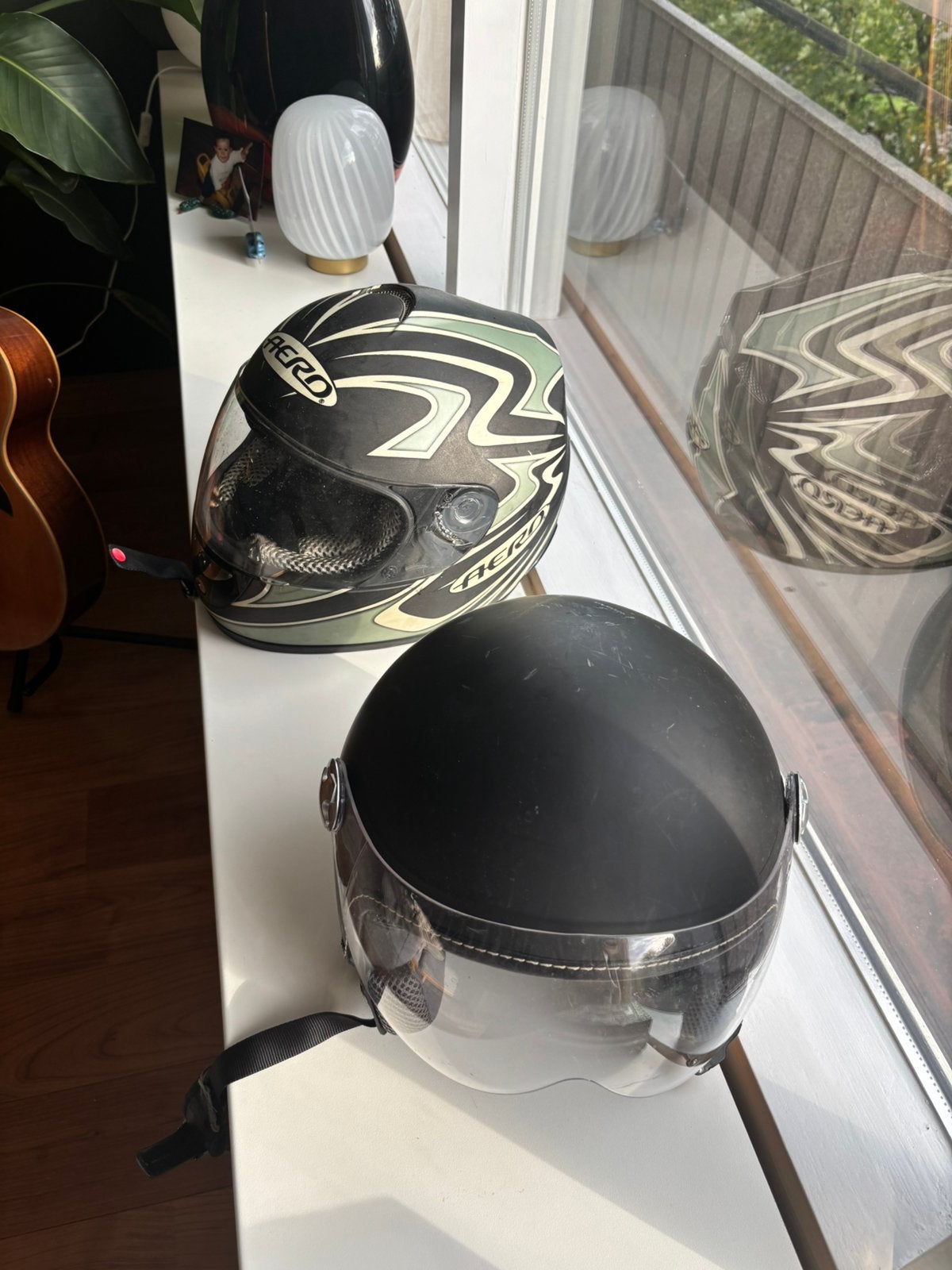 Set van 2 scooter helmen (evt ook los te koop), Ophalen, Gebruikt, Large