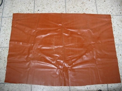 Gezocht: vintage roodbruin rubber bedzeil, Kinderen en Baby's, Kinderwagens en Combinaties, Ophalen of Verzenden, Gebruikt, Kinderwagen