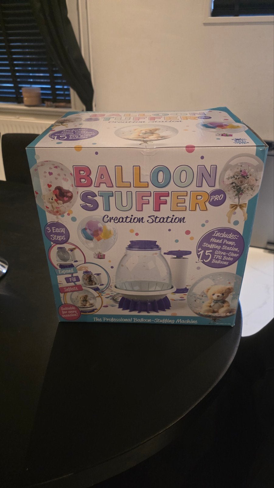 ballon stuffer, Ophalen, Raamwisser of Trekker