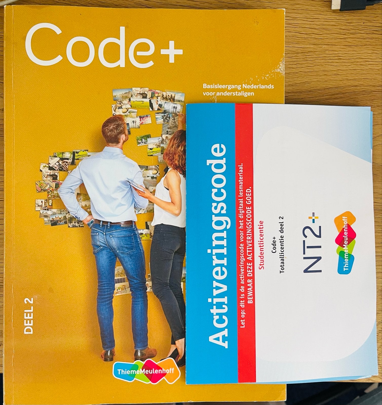 Code+ Deel 2 – met code Basisleergang Nederlands A1-A2, Boeken, Ophalen of Verzenden, Alpha, Zo goed als nieuw, MBO