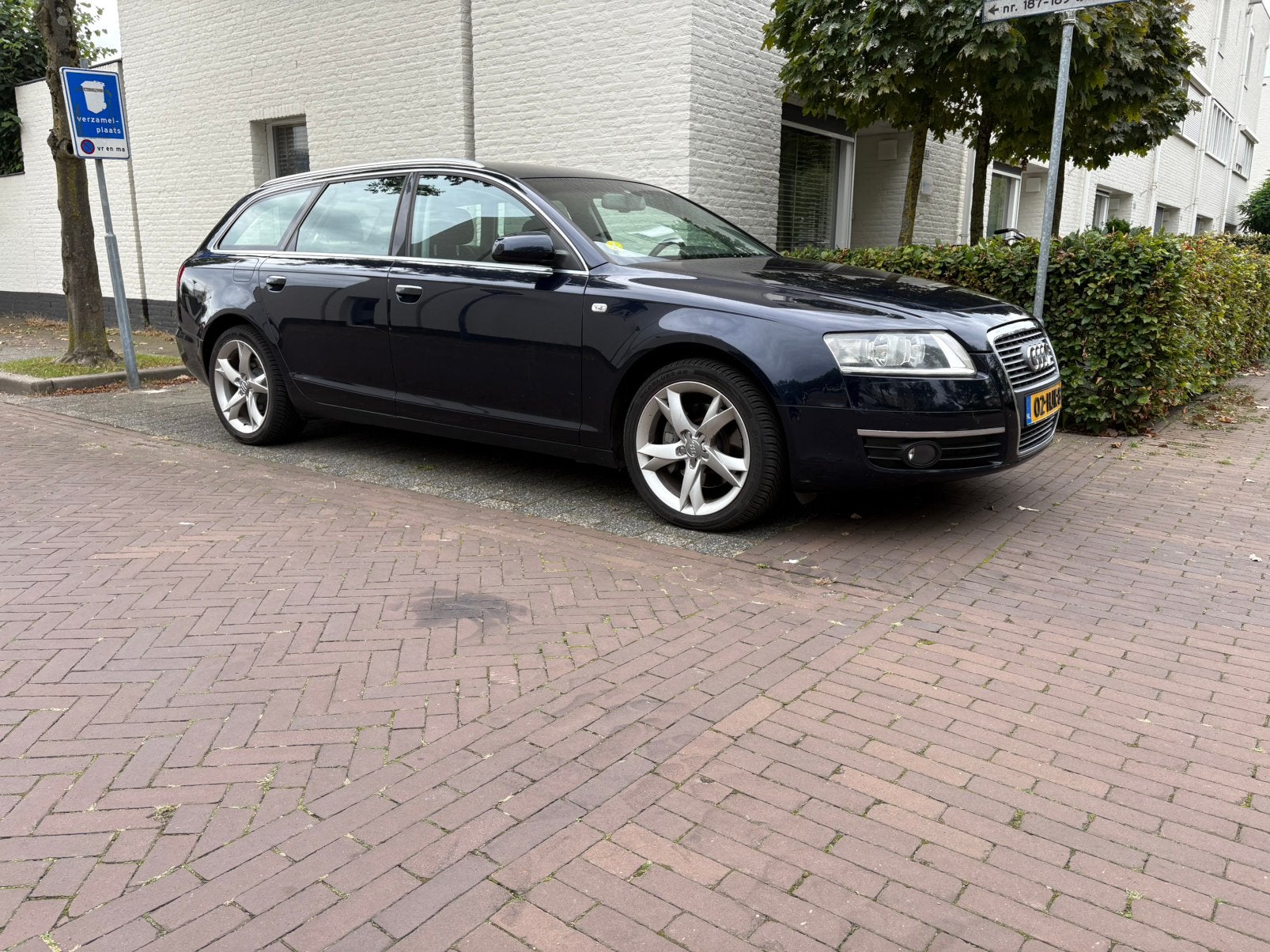 Audi A6 2.0 Turbo Avant Pro-line 2009 Blauw, 1984 cc, Blauw, Origineel Nederlands, Stationwagon