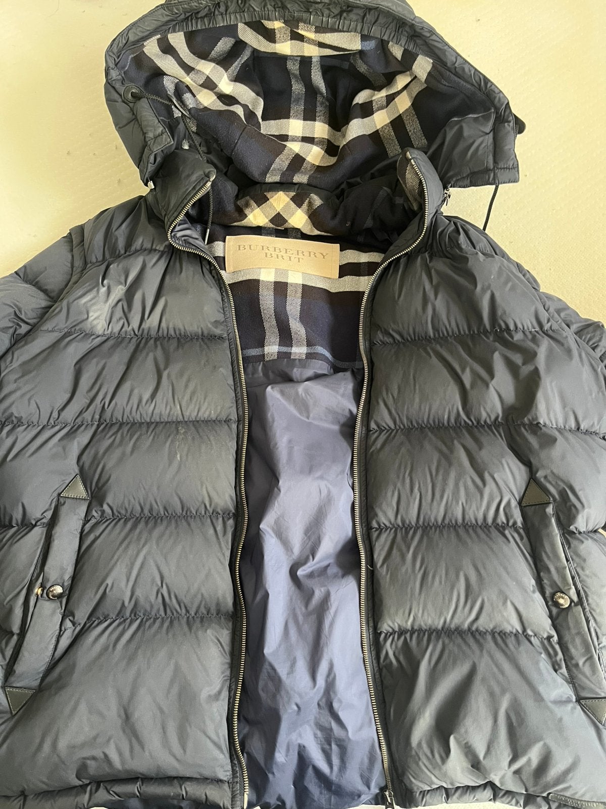 Burberry winterjas/ bodywarmer, Ophalen of Verzenden, Zo goed als nieuw, Blauw