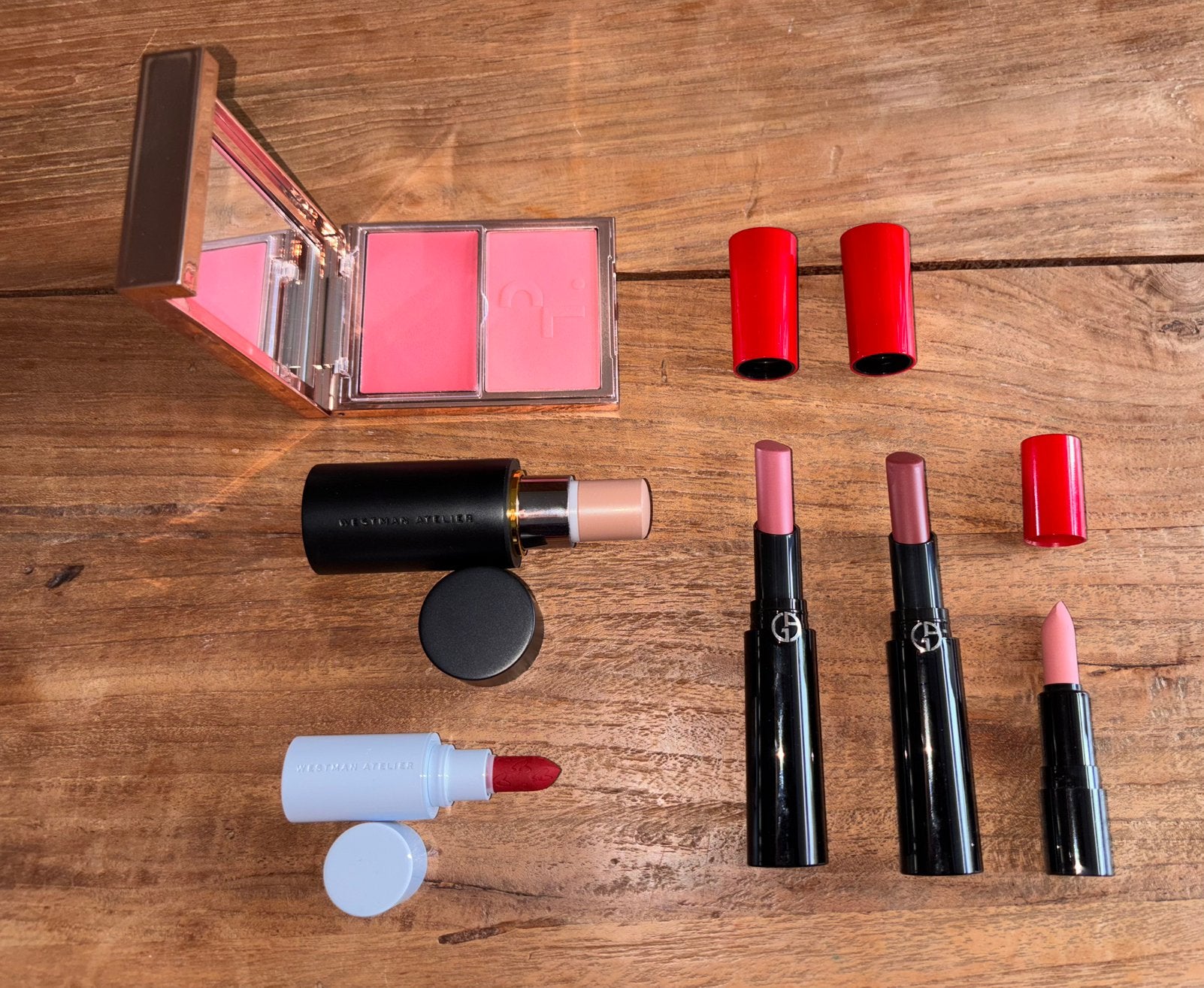 Makeup pakket Patrick Ta, Westman Atelier, Armani Beauty, Overige kleuren, Zo goed als nieuw, Make-up, Verzenden