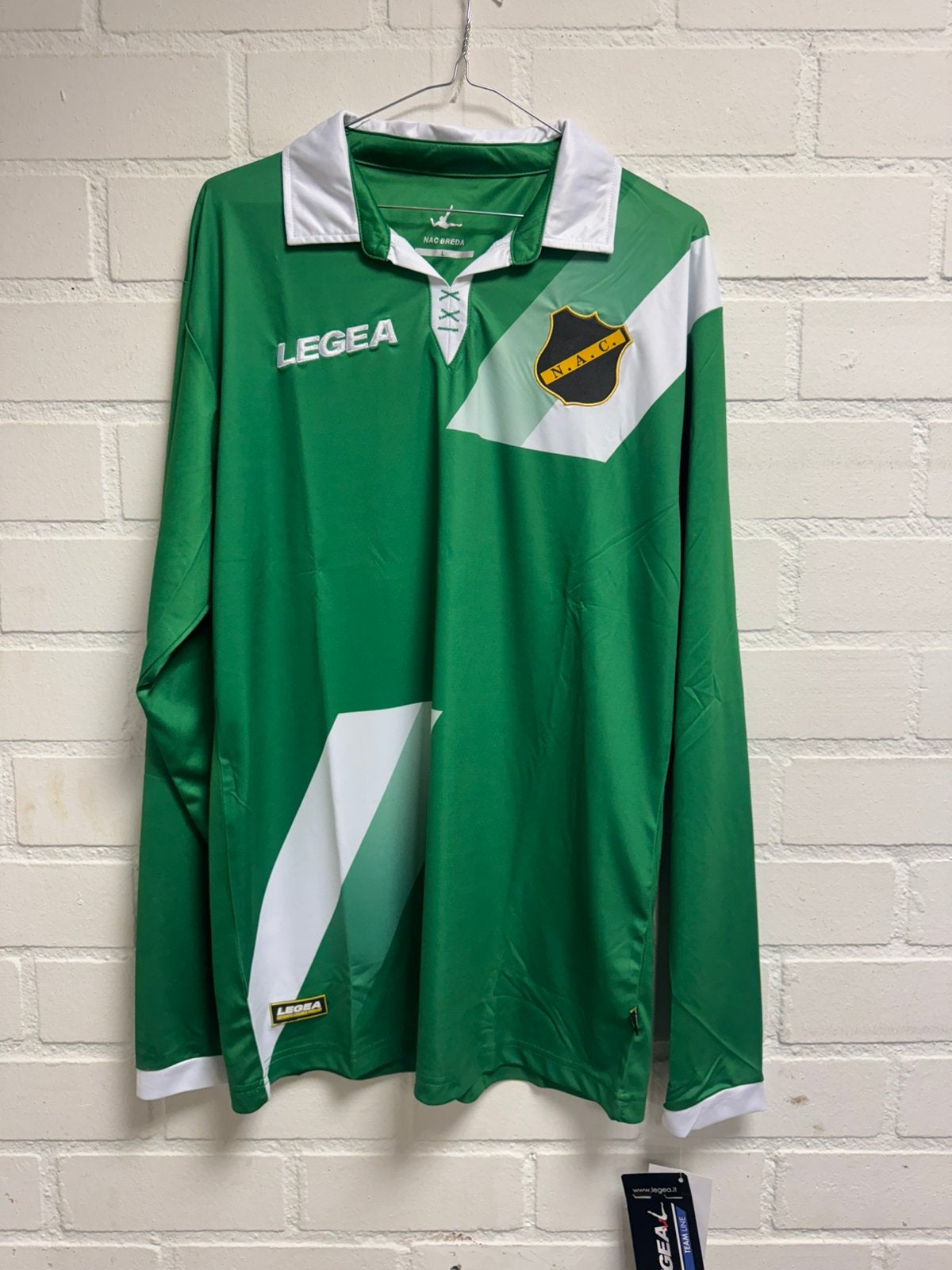 NAC Breda Legea 3e shirt 2017/2018 longsleeve M, Sport en Fitness, Maat L, Ophalen of Verzenden, Nieuw, Shirt