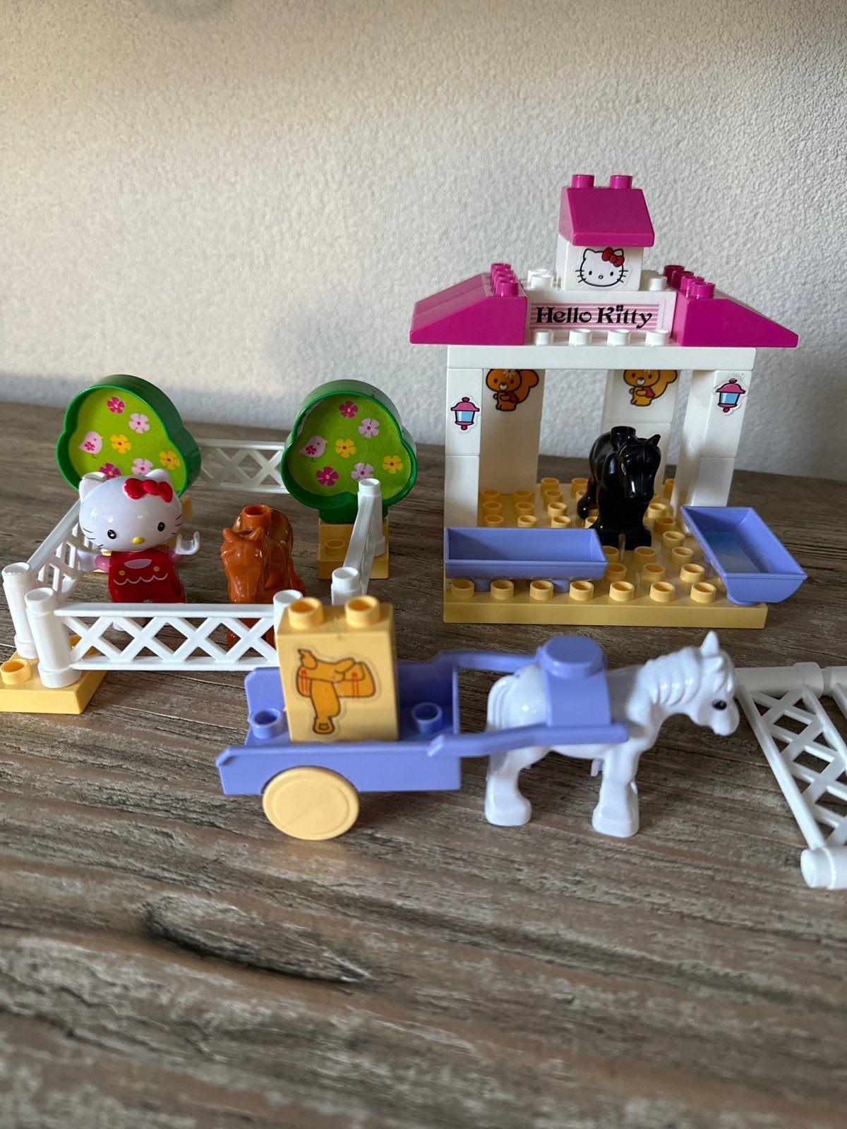 Hello Kitty Paardenstal Speelset -duplo, Ophalen of Verzenden, Gebruikt, Megabloks