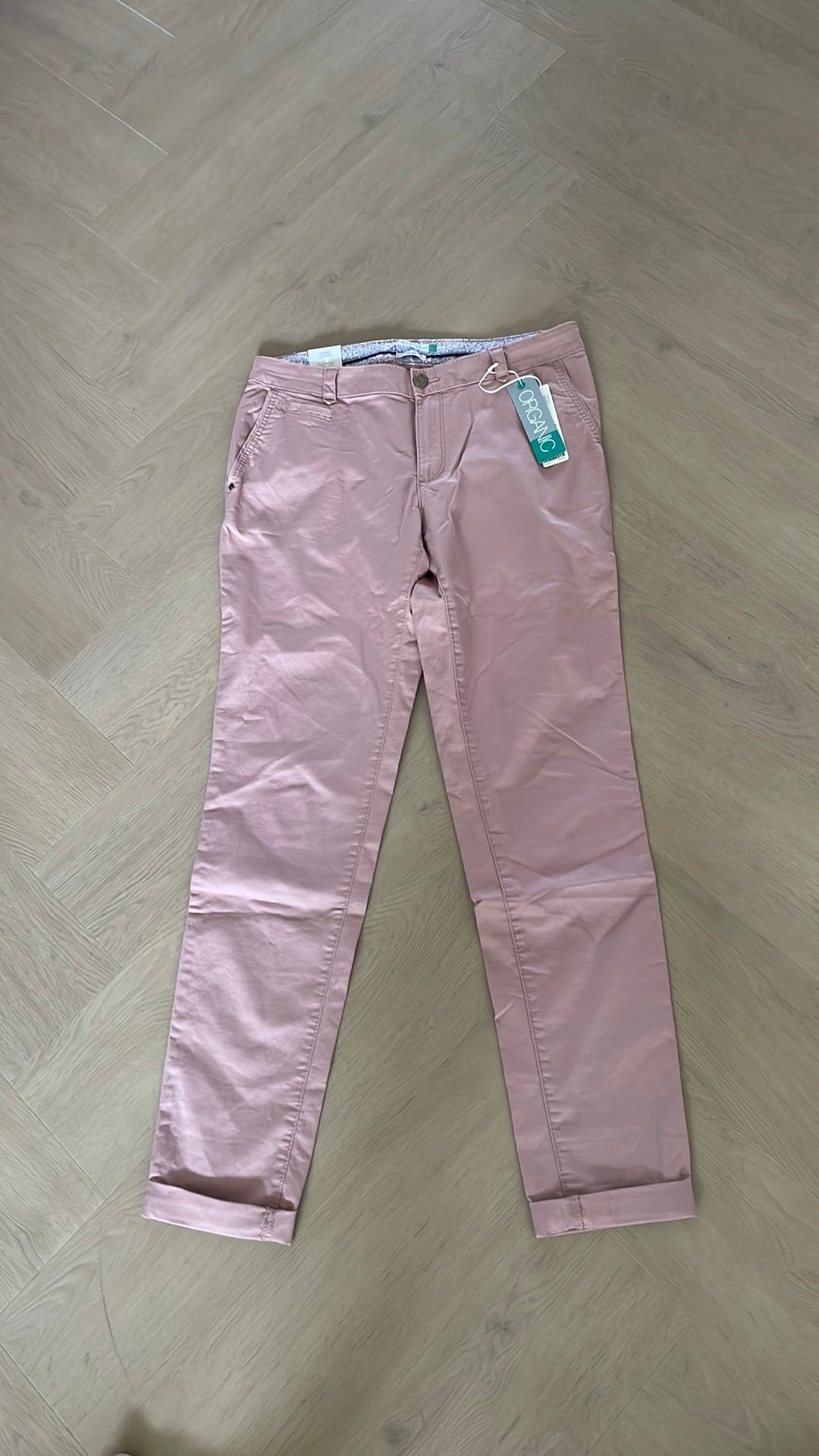 Nieuwe roze chino broek mt 40 van esprit, Kleding | Dames, Broeken en Pantalons, Maat 38/40 (M), Ophalen of Verzenden, Zo goed als nieuw
