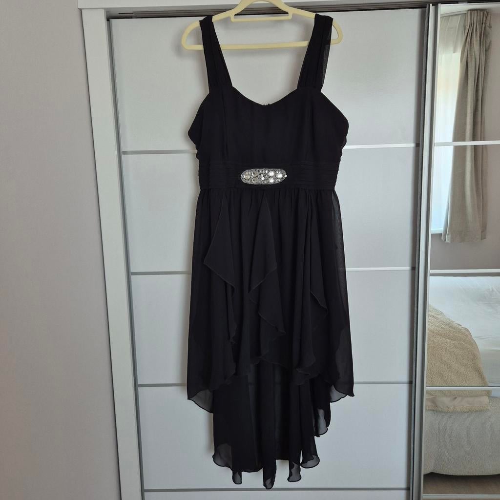 Bodyflirt zwarte Galajurk maat 46, Kleding | Dames, Gelegenheidskleding, Galajurk, Zwart, Maat 46/48 (XL) of groter, Ophalen of Verzenden