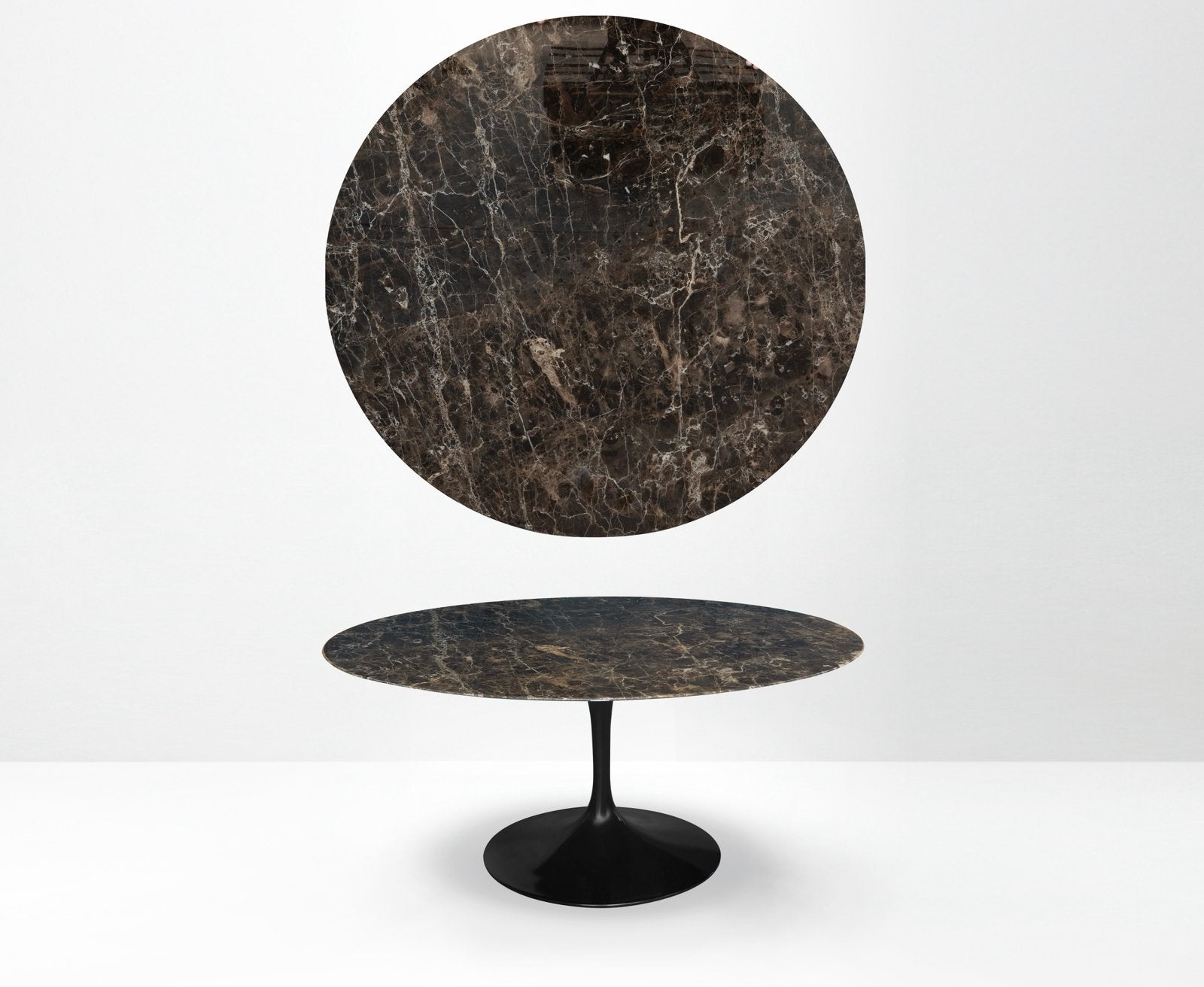 Originele ronde Knoll Tulip eettafel Emperador E. Saarinen, Ophalen of Verzenden, Vitra togo mah jong ligne roset cor cassina b&b italia artifort