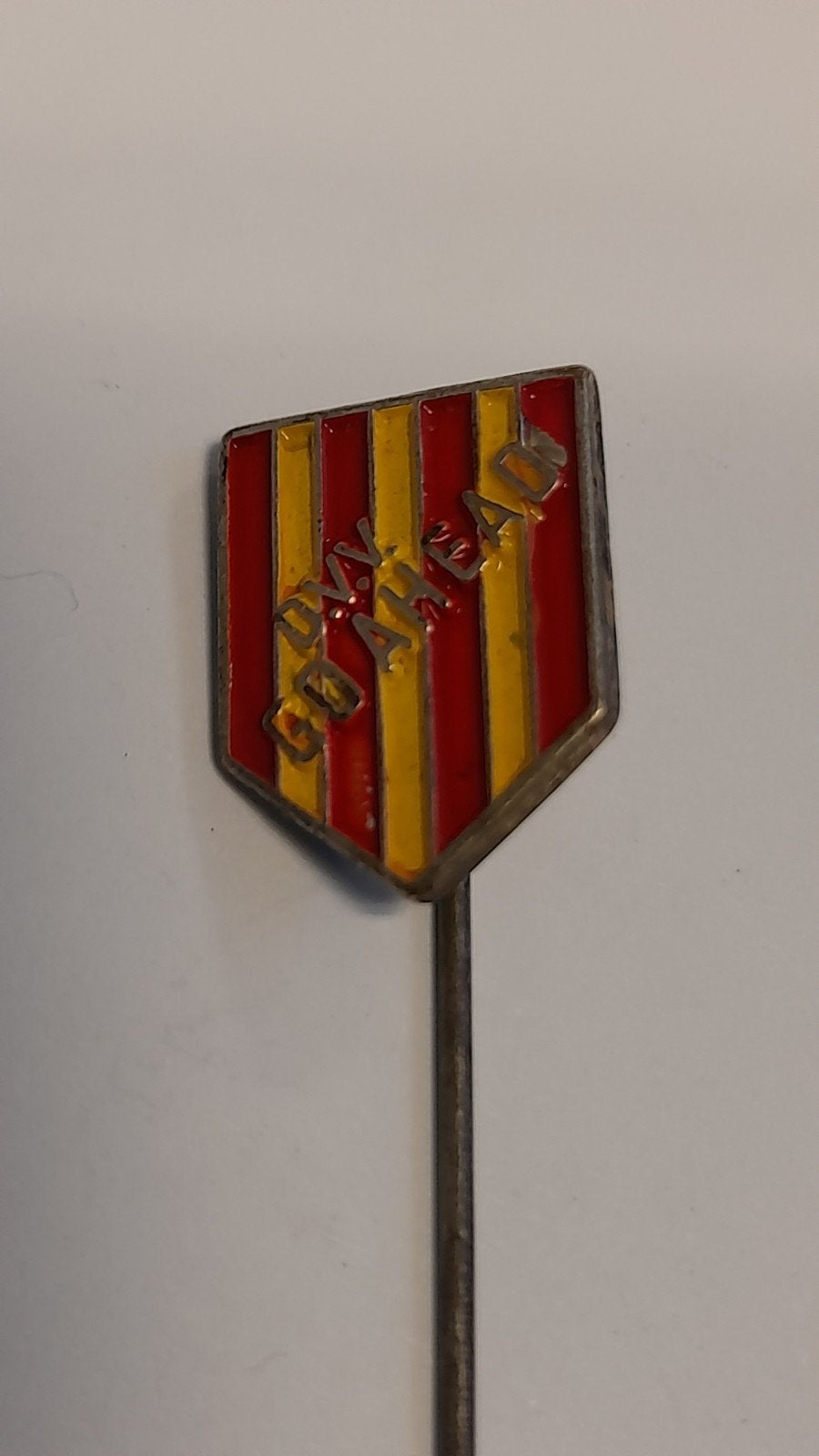 Vintage Go Ahead Eagles Speldje, Verzenden, Gebruikt, Sport, Speldje of Pin