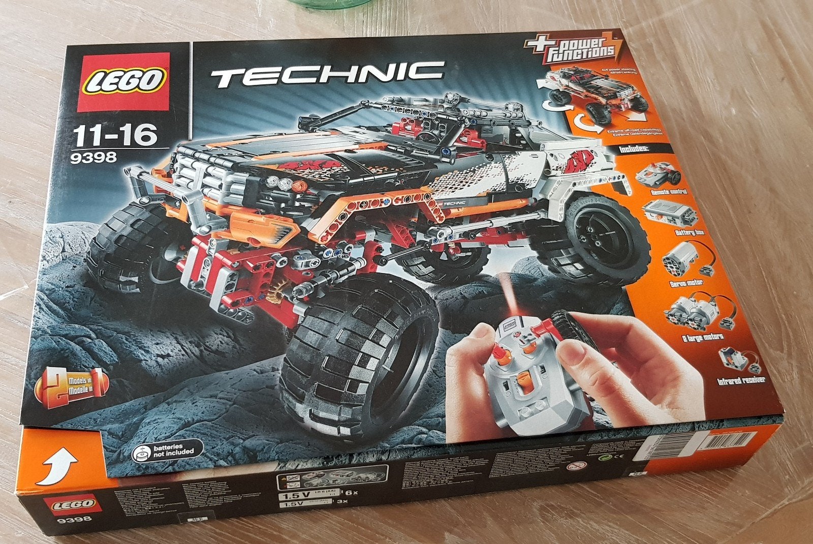 LEGO Technic 9398 4x4 Crawler met Power Functions, Lego, Nieuw, Ophalen of Verzenden, Technic