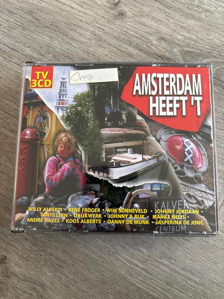 Amsterdam Heeft 't - 3CD Boxset met diverse artiesten, Ophalen, Gebruikt, Boxset