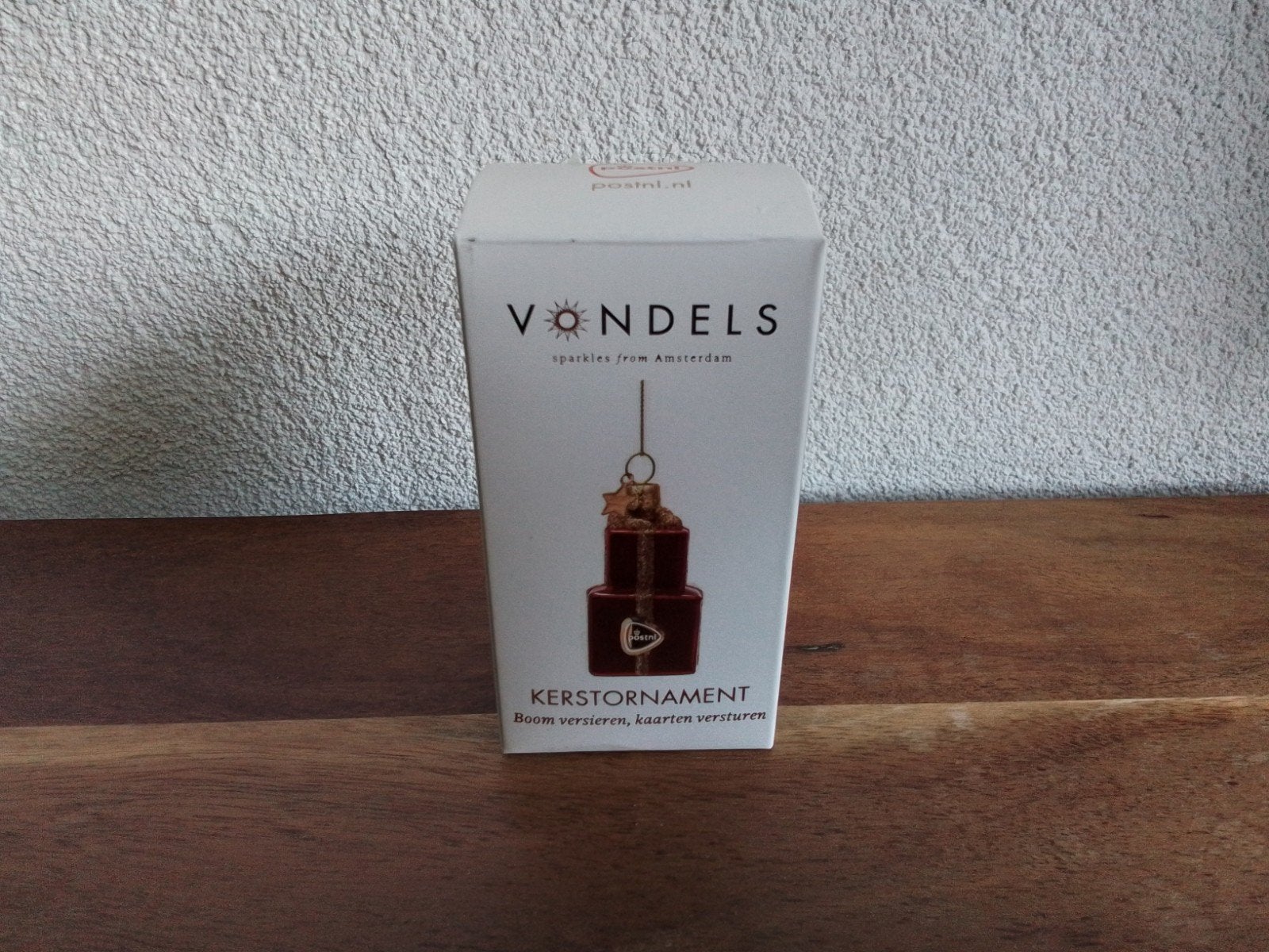 vondels kerstbal post nl cadeau, Diversen, Kerst, Ophalen of Verzenden