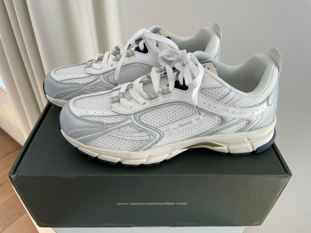 Mercer Amsterdam Re-Run Max Cactus - Maat 43- Nieuw, Kleding | Heren, Schoenen, Wit, Nieuw, Ophalen of Verzenden, Sneakers of Gympen