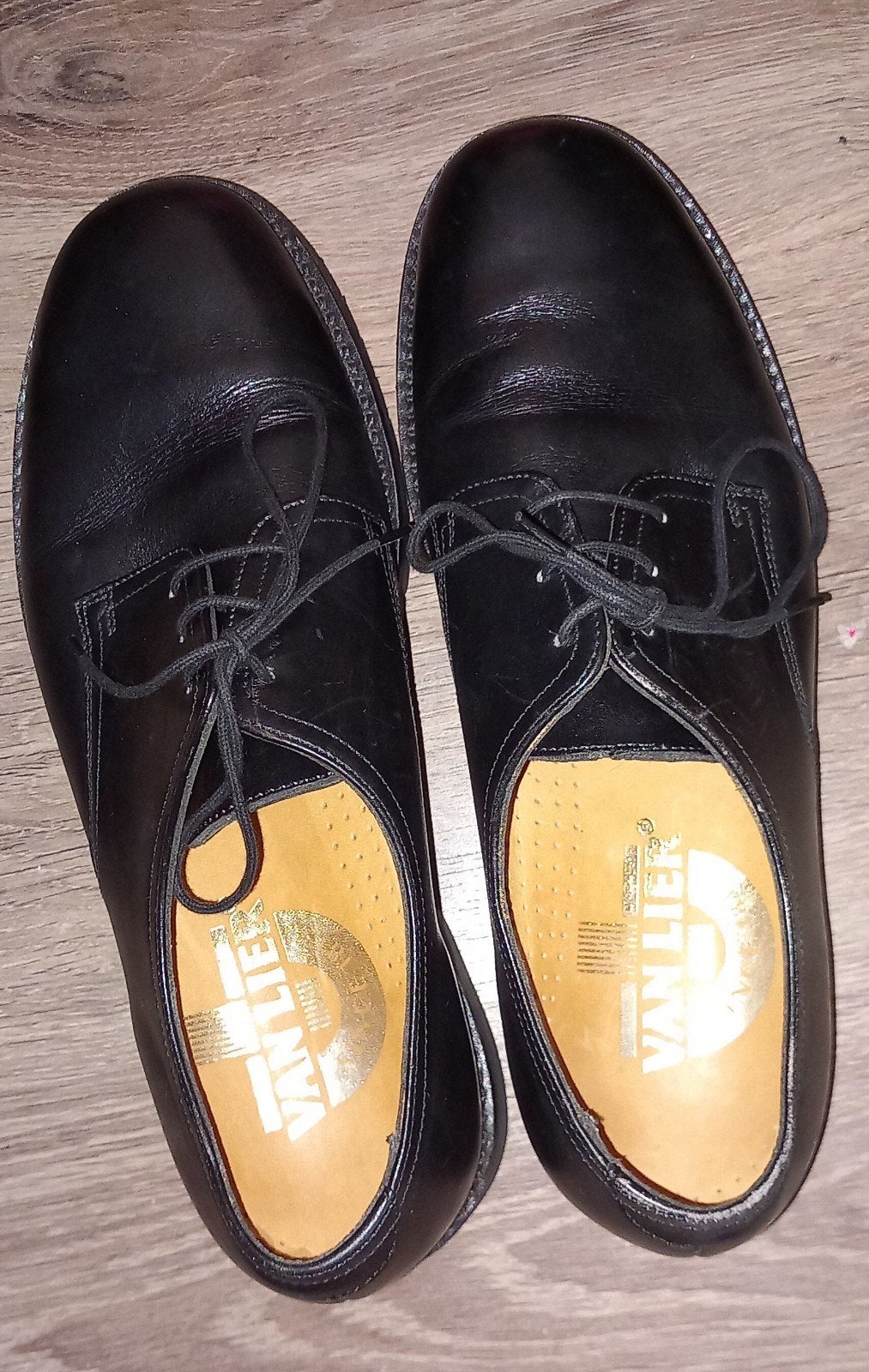 ZGAN Robuuste Zwarte VANLIER Veterschoen Zware Kwaliteit, Zwart, Van Lier, Ophalen of Verzenden, Zo goed als nieuw