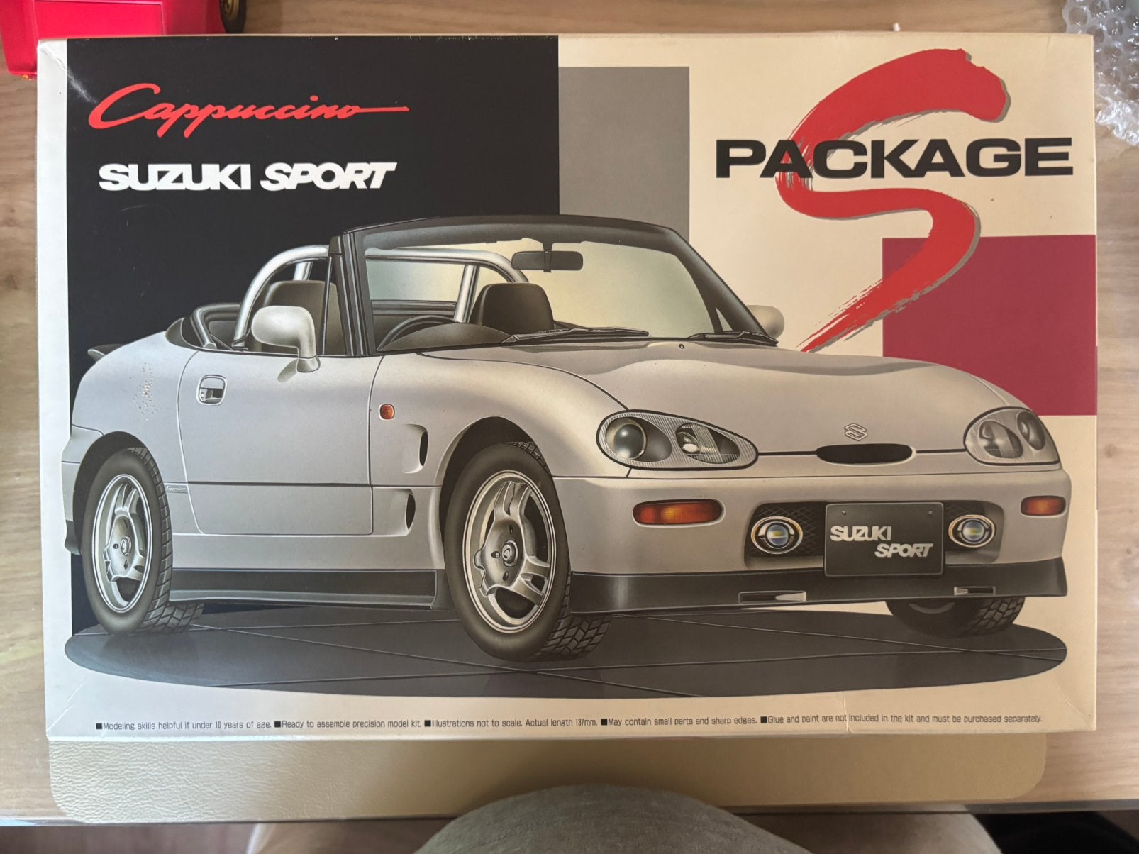 Aoshima Suzuki Cappucino bouwmodellen, Hobby en Vrije tijd, Ophalen of Verzenden, Zo goed als nieuw, Groter dan 1:32, Overige merken