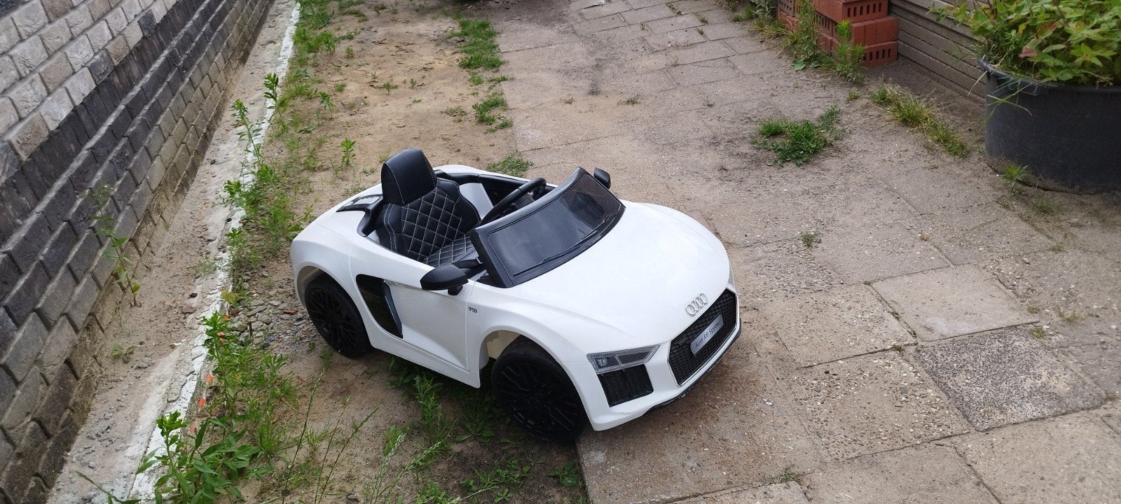 Audi accu auto, Ophalen, Gebruikt
