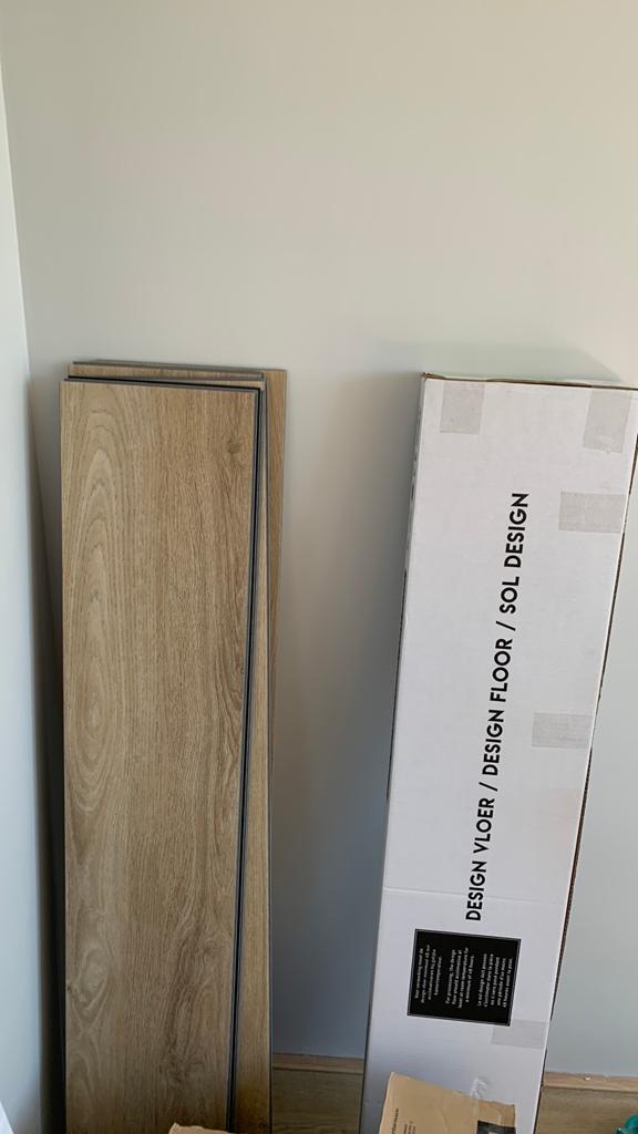PVC klikvloer, Ophalen, Kunststof, 50 tot 150 cm, Nieuw