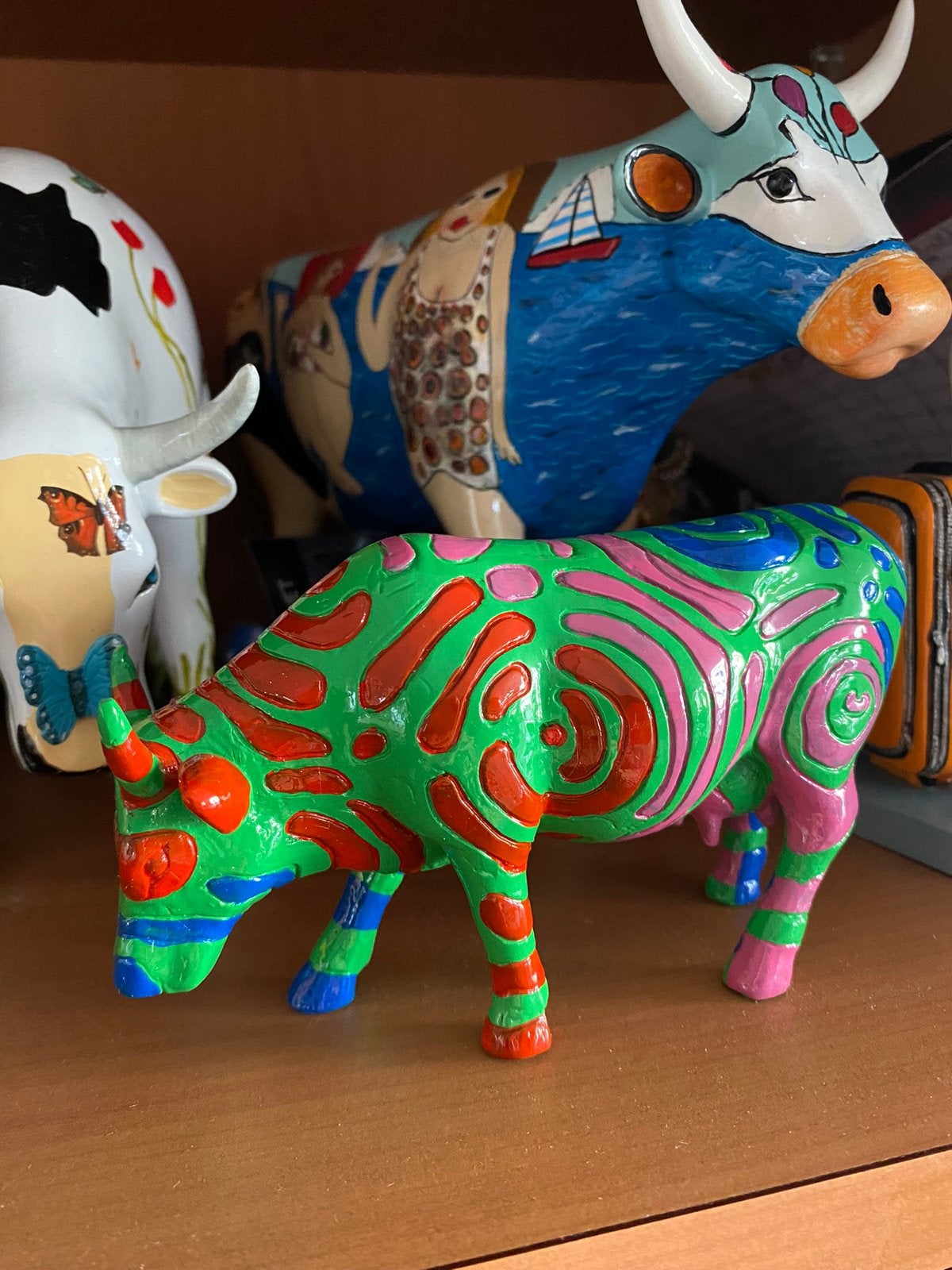 Nieuw Cow Parade koe Reverberações medium gratis verzending., Ophalen of Verzenden, Beeld