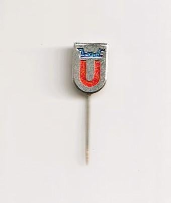 volmetaal speld letter U Jaarbeurs Utrecht, Ophalen of Verzenden, Overige onderwerpen, Speldje of Pin