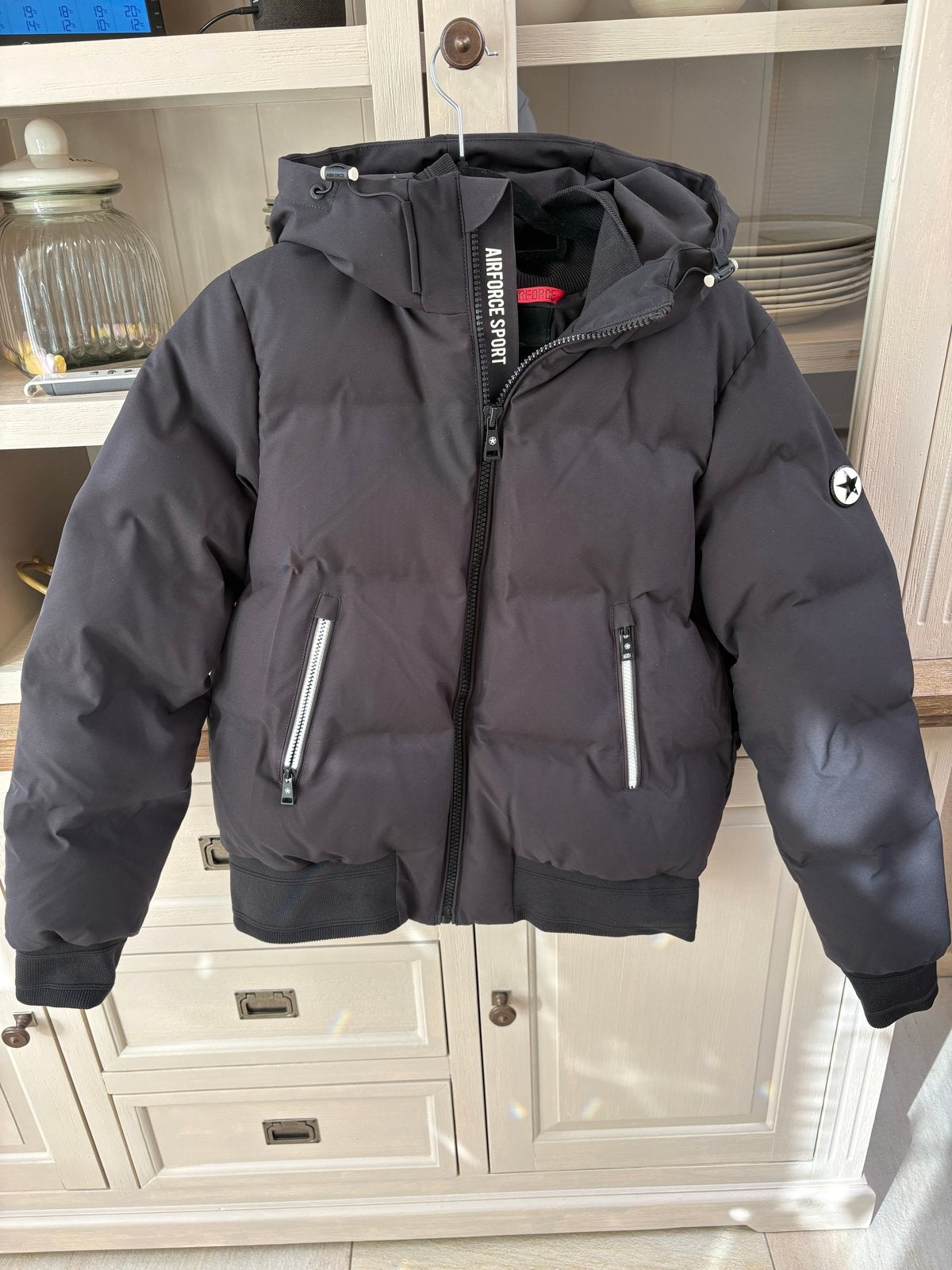 Airforce Sport Okemo Bomber Jacket - Maat L, Ophalen, Nieuw, Maat 52/54 (L), Zwart