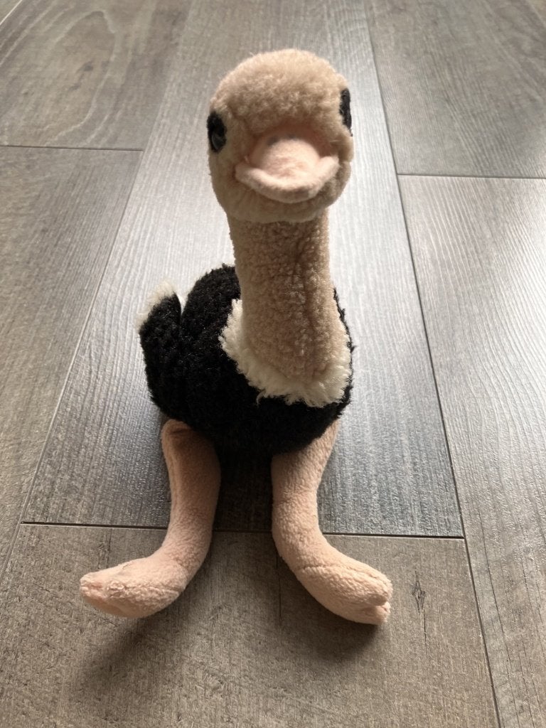 WWF Struisvogel knuffel (24 cm), Overige merken, Overige typen, Ophalen of Verzenden, Zo goed als nieuw