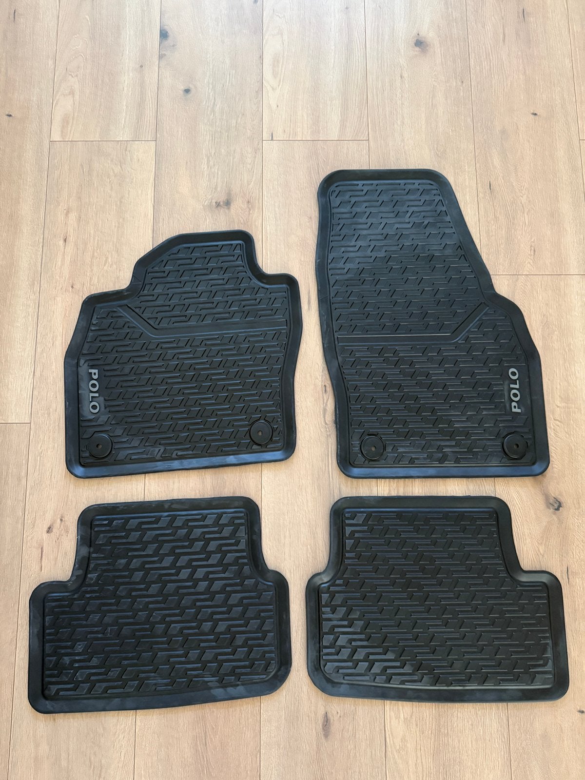 Originele Volkswagen Polo rubberen matten set, Ophalen of Verzenden, Zo goed als nieuw