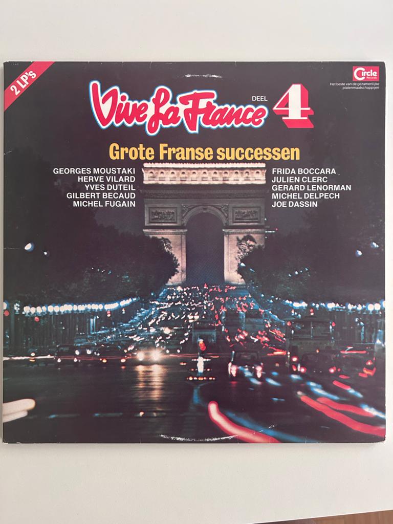 Vive la France Deel 4 - Grote Franse Successen 2 LP's, Ophalen of Verzenden, Gebruikt
