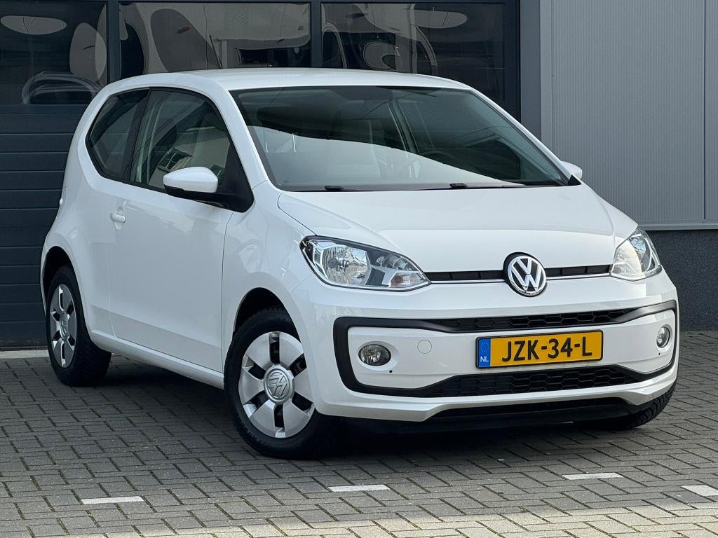 VW UP 1.0 Move Up! Airco, Stoel en spiegel verwarming, Auto's, Volkswagen, Voorwielaandrijving, Stof, Bedrijf, Handgeschakeld