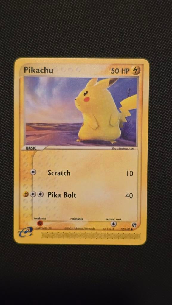 Pikachu #72/100, Ophalen of Verzenden, Zo goed als nieuw