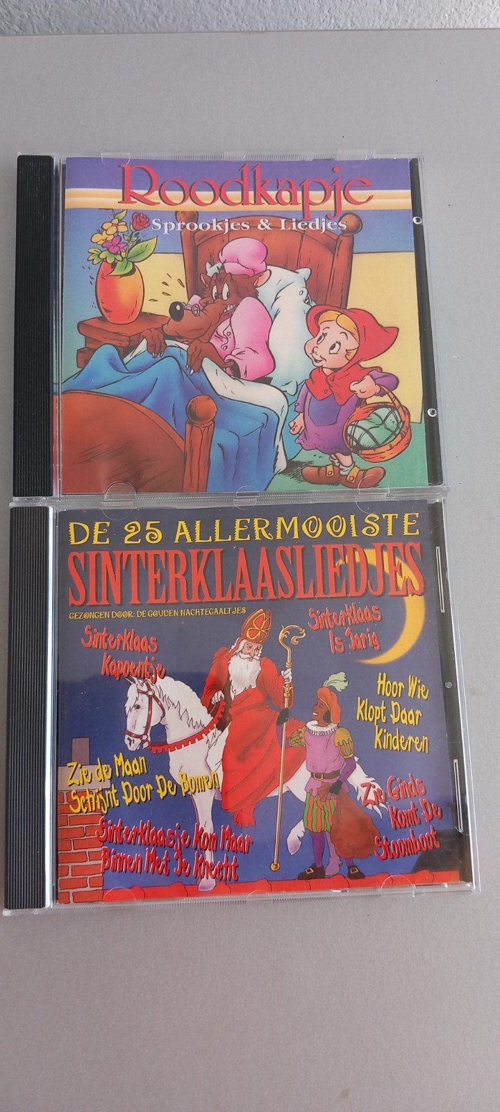 Roodkapje & Sinterklaasliedjes CD's, Cd's en Dvd's, Cd's | Kinderen en Jeugd, Gebruikt, 6 tot 9 jaar, Ophalen of Verzenden, Verhaal of Sprookje