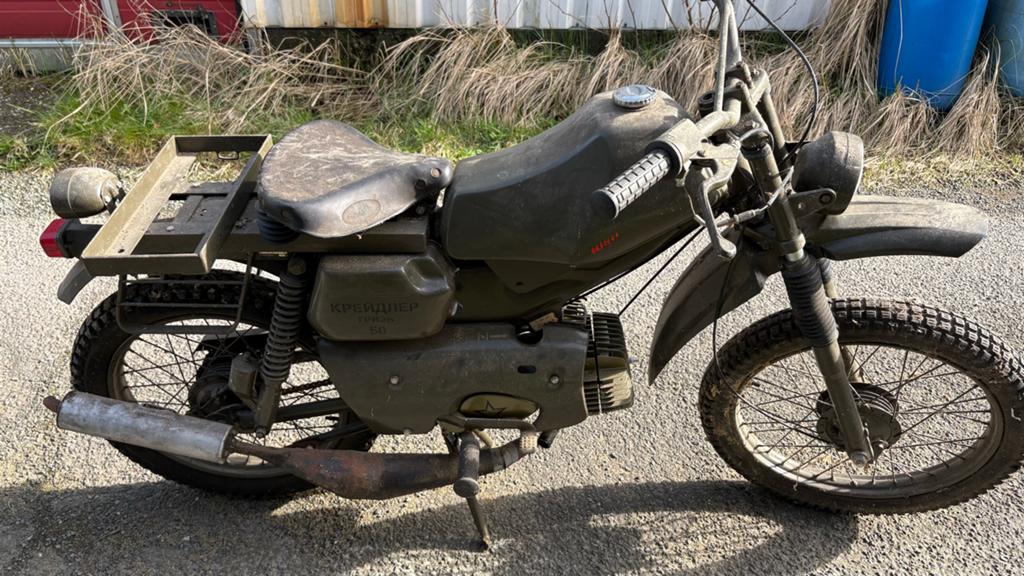 Kreidler Russische leger cross motor met brommer kenteken, Ophalen of Verzenden, Gebruikt