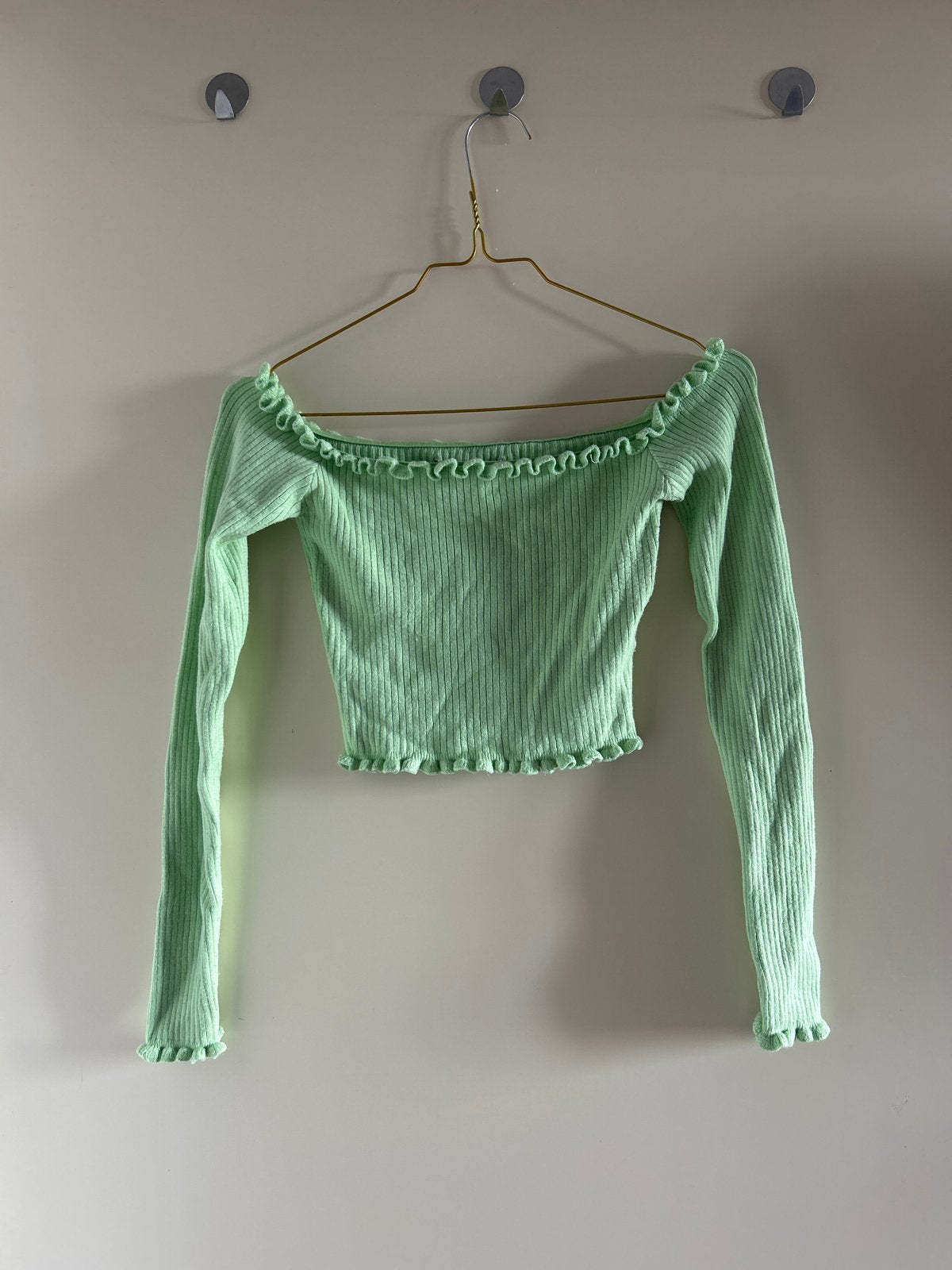 Off shoulder top New Yorker maat S, Ophalen of Verzenden, Lange mouw, Maat 36 (S), Gedragen