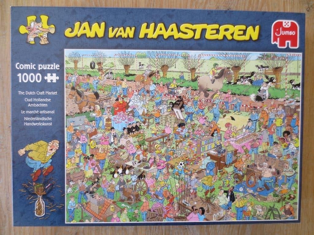 Legpuzzel: Jan van Haasteren - Oud Hollandse Ambachten Zgan., Ophalen of Verzenden, 500 t/m 1500 stukjes, Zo goed als nieuw, Legpuzzel