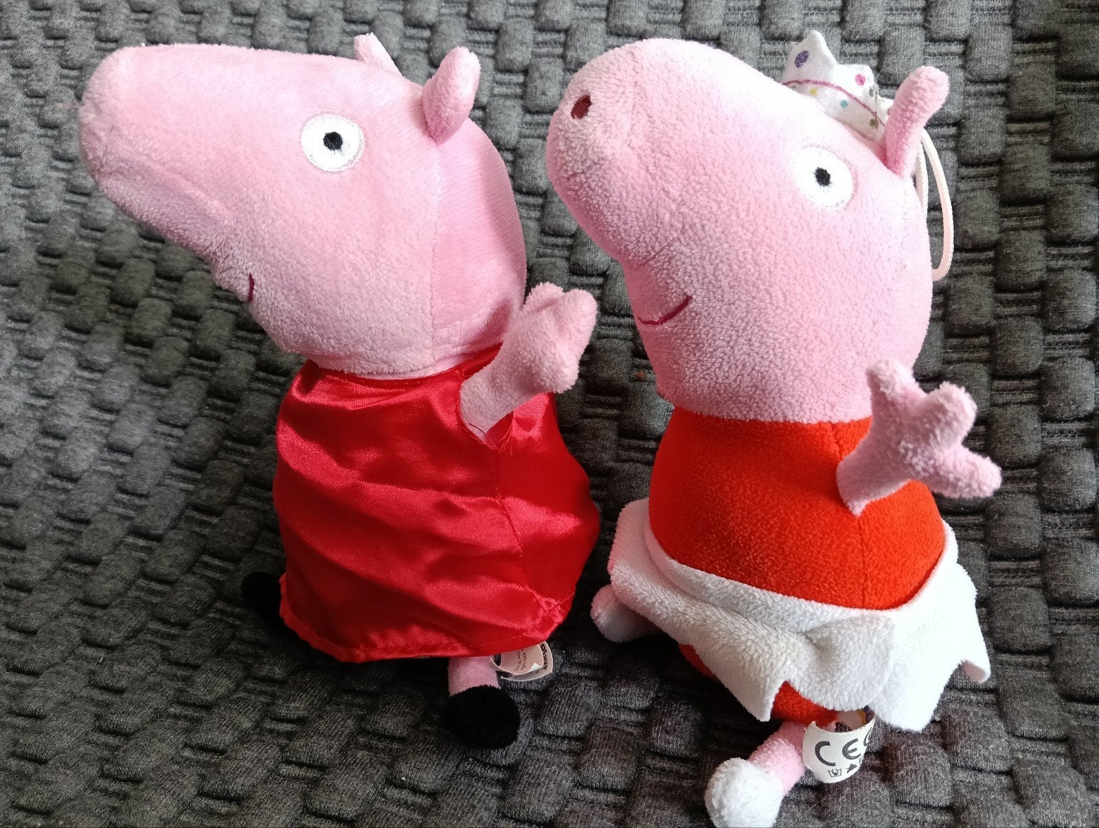 Peppa Pig Knuffels - 2 stuks, 18cm, Kinderen en Baby's, Gebruikt, Overige merken, Overige typen, Ophalen of Verzenden