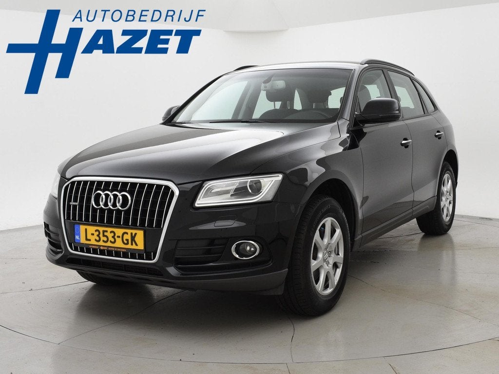 Audi Q5 2.0 TFSI 230 PK QUATTRO AUT8 + XENON / STOELVERW / N, Auto's, Audi, Stof, Gebruikt, Euro 6, 4 cilinders