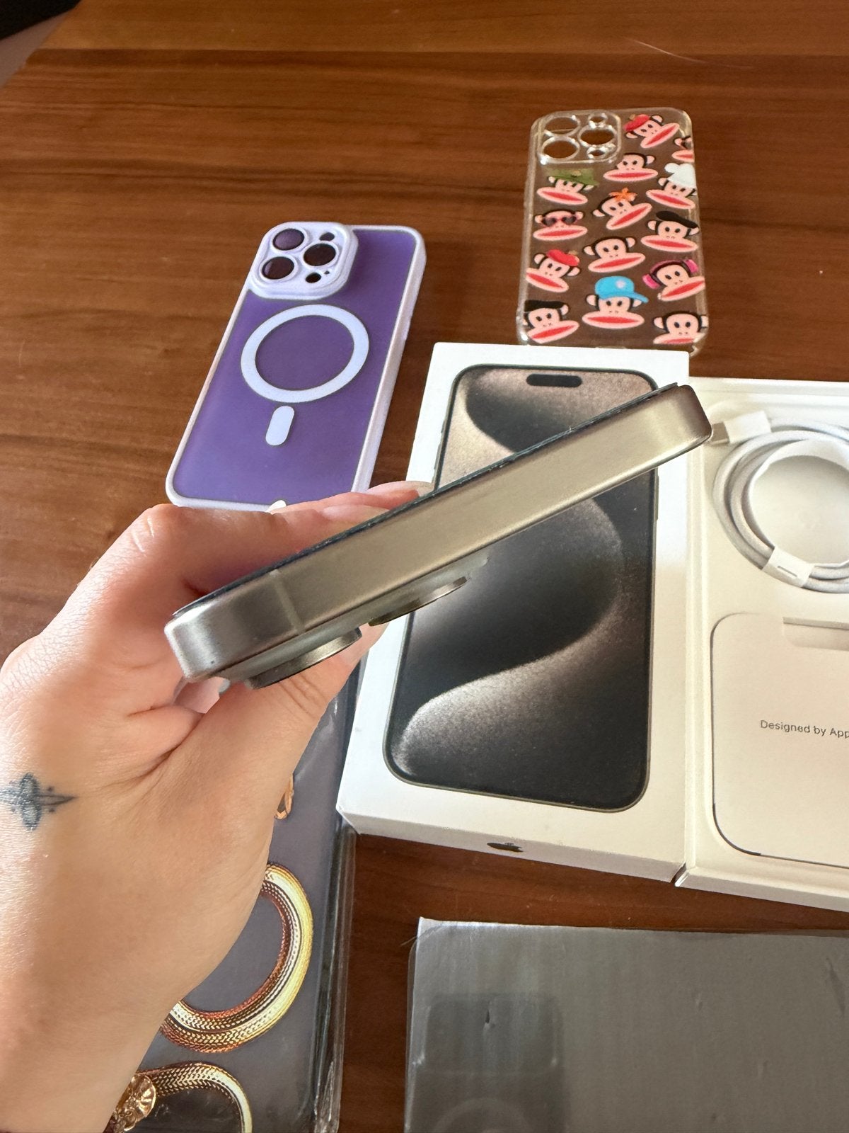 iPhone 15 Pro Max 256GB Zilver - Zo goed als nieuw, Telecommunicatie, Mobiele telefoons | Apple iPhone, IPhone 15 Pro Max, Zo goed als nieuw
