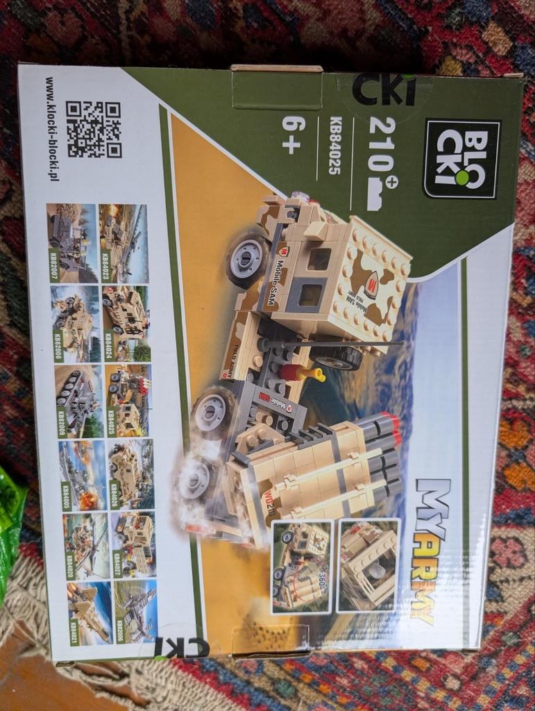 Blocki MyArmy KB84025 Mobiele SAM Bouwset (210 stuks), Ophalen of Verzenden, Nieuw, Overige merken