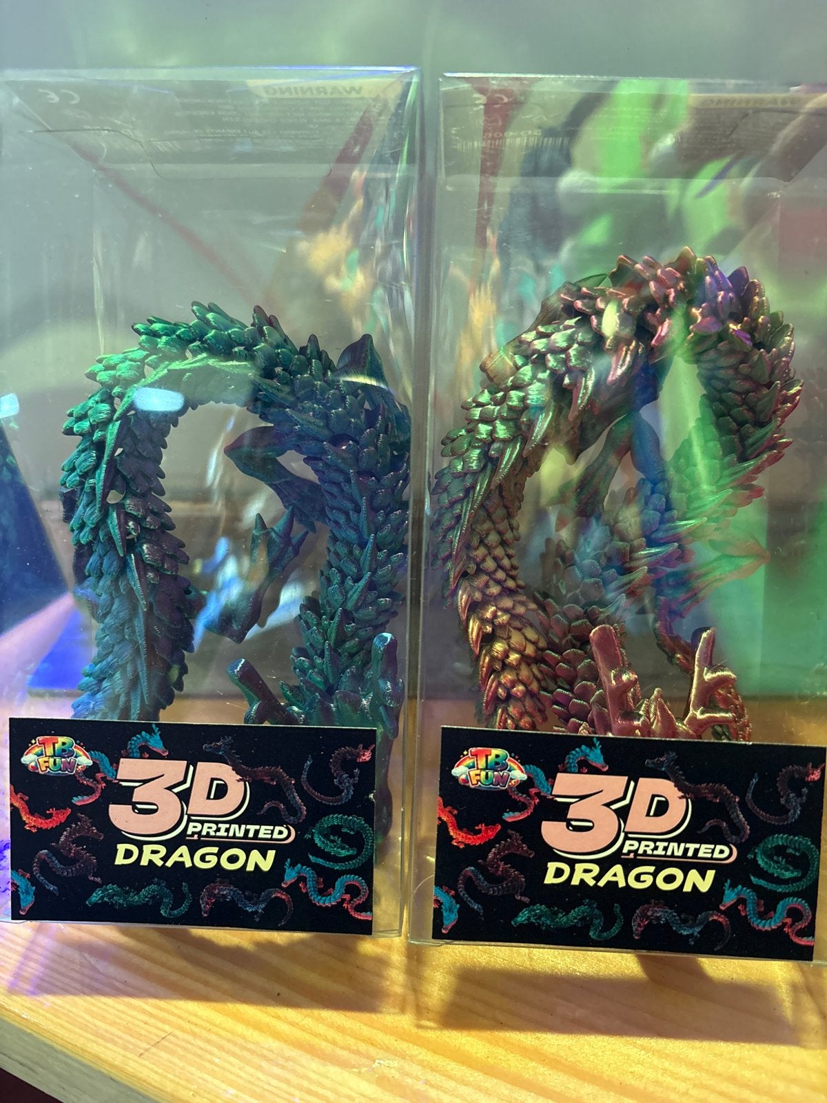 3D Geprinte Draak - Flexibel en Kleurrijk Speelgoed, Ophalen of Verzenden, Nieuw, Jongen of Meisje