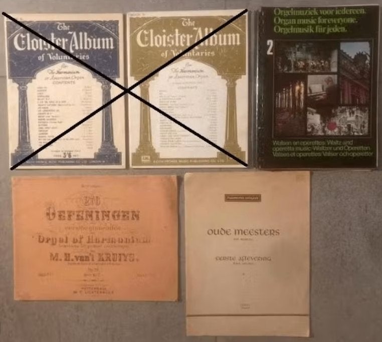 Bladmuziek Orgel **, Orgel, Gebruikt, Klassiek, Les of Cursus