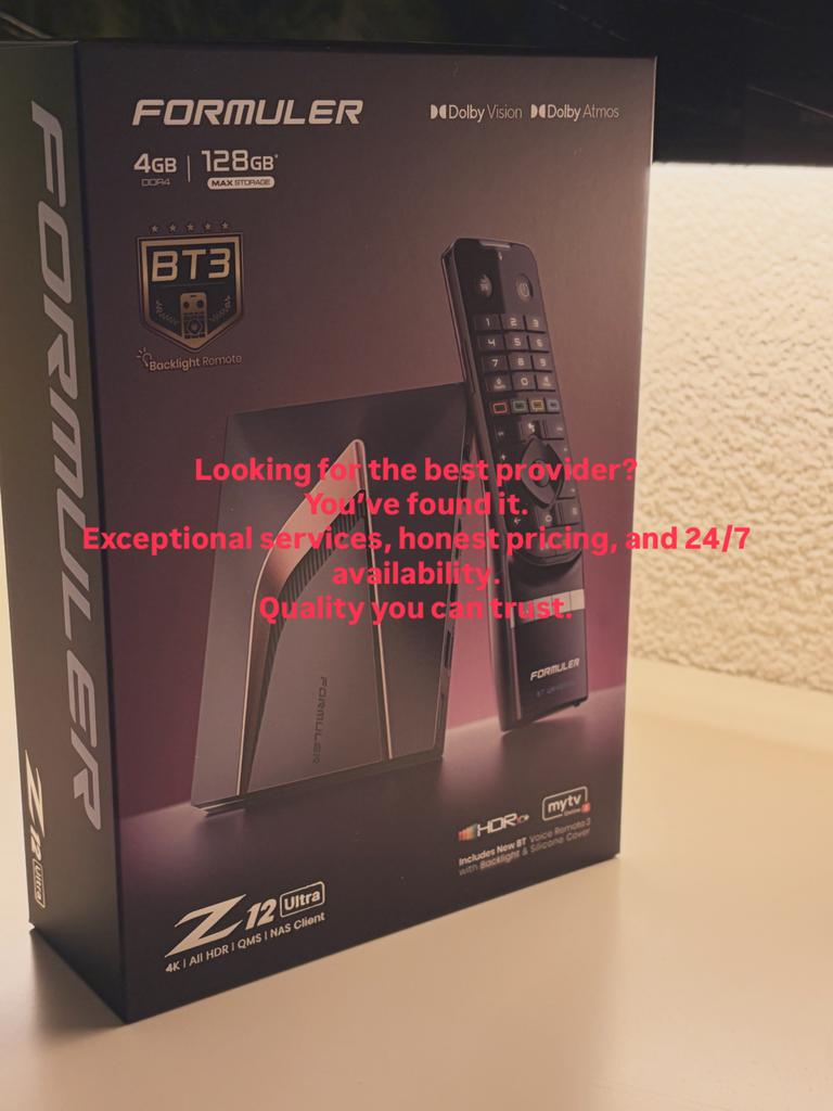 Formuler Z12 Ultra 4K Android TV Box - Dolby Vision/Atmos, Ophalen of Verzenden, Nieuw, HDMI, Minder dan 500 GB